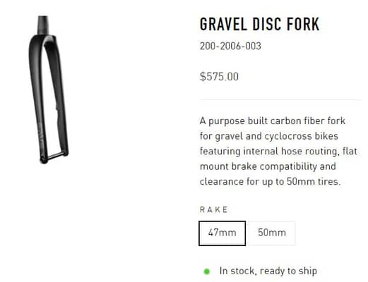 Вилка Enve Gravel Disk Fork