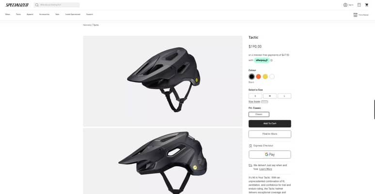 Specialized Tactic 4
