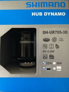 Динамо-втулка Shimano DH-UR705-3D 12x100 32H