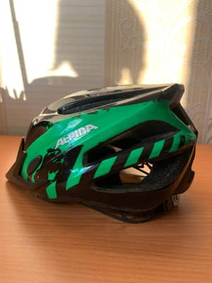 Шлем ALPINA FB Jr. 2.0 Black-Green 52-58 S-M