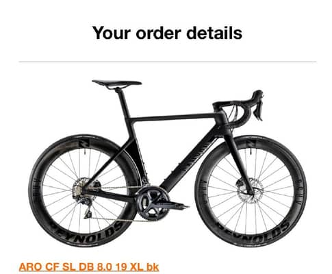 Canyon Aeroad(58/XL) с мощемером Powertap P1