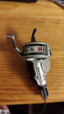 Манетки SRAM Х-7 и грипшифт Х-0