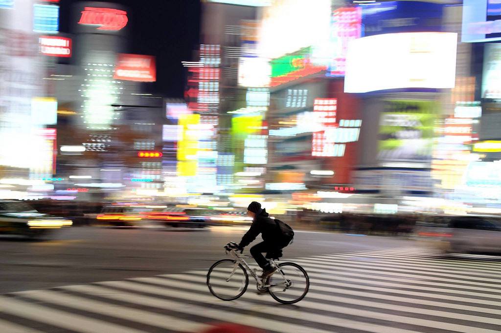 night bicycle race