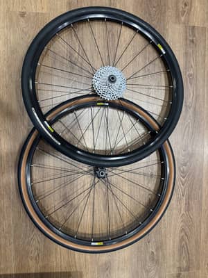 Колеса Mavic + покрышки + касета Sram 11-36