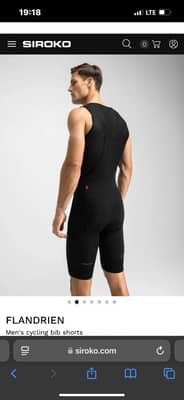 FLANDRIEN Men's cycling bib shorts