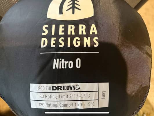 Sierra Designs Nitro 0