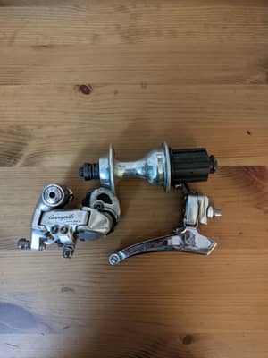 Часть групсета Campagnolo Veloce 8s