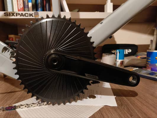 Система sram rival axs с мощемером.