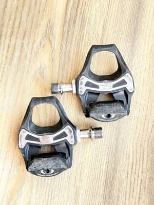 Педали шоссейные Shimano, титановые оси