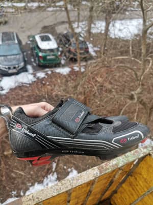 Велотуфли + педали b'twin + шип look 0°