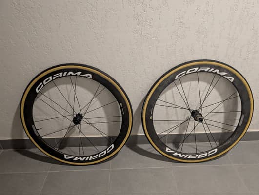 Карбоновые колеса Corima 47mm ws +vitorria corsa