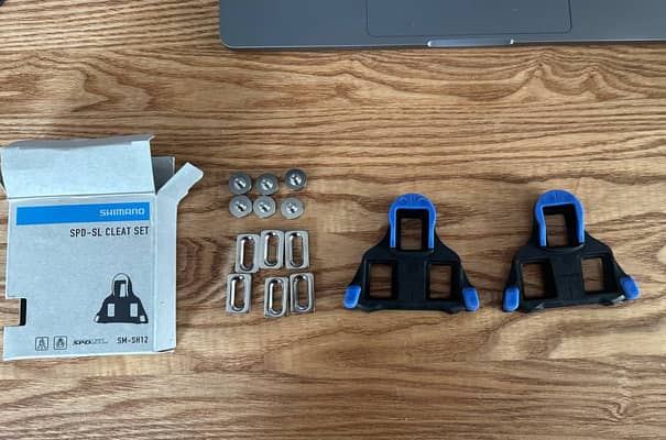 Shimano spd-sl (синие)